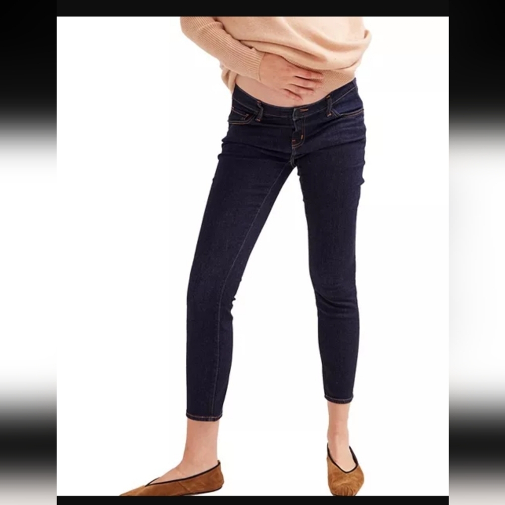 HATCH Collection The Under the Bump Slim Maternity Jean